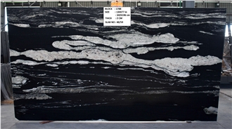 Cosmic Black Granite Slabs
