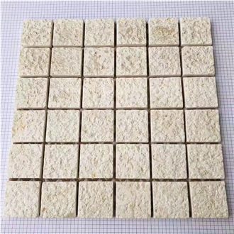 Green Emerald  Marble  Linear Strips Mosaic Curved Stone
