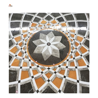 3D Medallion Waterjet Pattern Design For Luxury Hotel