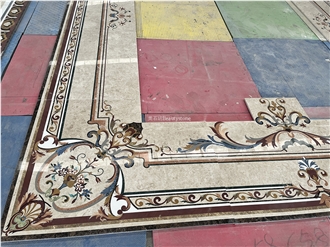 Waterjet Marble Pattern Border Decos