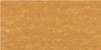 Golden Travertine Unglazed Polish Porcelain Tiles