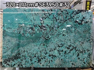 Brazil Luxury Stone Amazonita Green Granite Slabs New