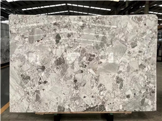 China Champagne Grey Marble Slabs, Floor Wall Tiles