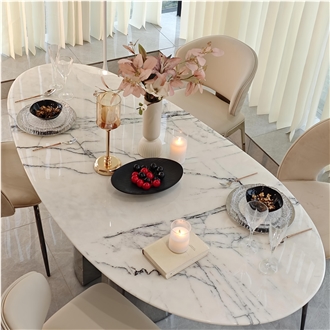 Milas Lilac Marble Table Top