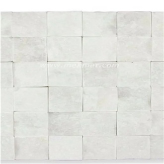 Bianco Ibiza Marble Mosaic Ms-W-44  Mosaic Tiles