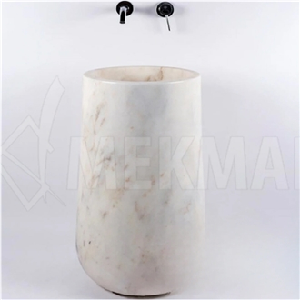 Bianco Ibiza Marble Vessel Sink 110