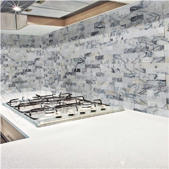 Bianco Ibiza Marble Wall Ms-W-P16  Mosaic Tiles
