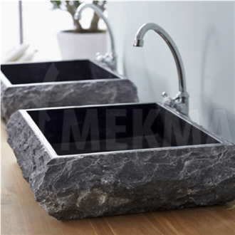 Dark Grey Marble Farmer Sink 105