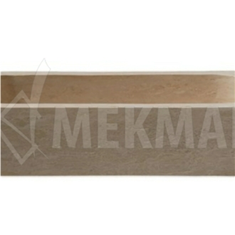 Farmer Sink Model 44 Travertine Cornered Sink