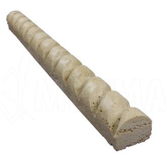 Light Travertine Rope Molding