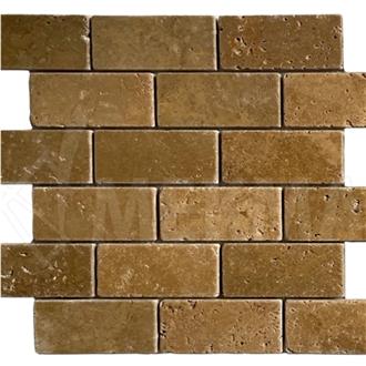 Noce Travertine Mosaic Tt-N-51  Mosaic Tiles