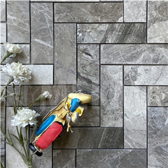 Puffin Grey Marble Mosaic Mp-G-H515