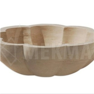 Round Wash Bowls Bathroom Sink 23 Travertine & Marble