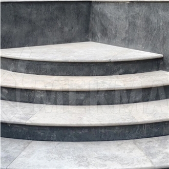 SILVER TRAVERTINE STAIRS