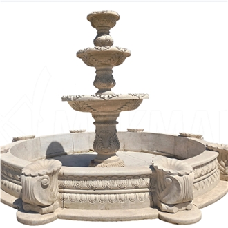 TRAVERTINE FOUNTAIN MADRID