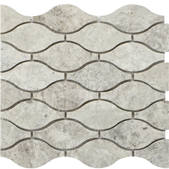 Tundra Grey Marble Mosaic Mp-G-Lm  Mosaic Tiles