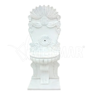 White Marble Wall Mounted Fountain - RIYADH