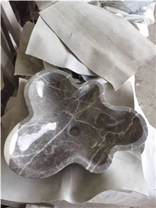 Castle Gray Marble Wash Basin