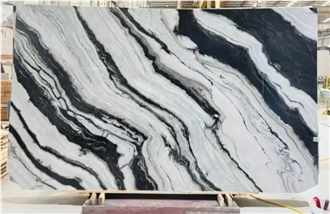 China Hot Sale Panda White Marble Slabs For Indoor Design