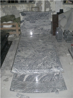 Durable China Juparana Granite Tombstone With High Quality