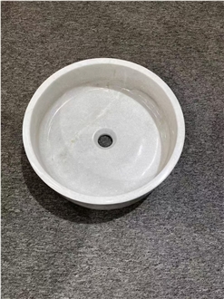Good Quality White Marble Wash Basin Promotional Price