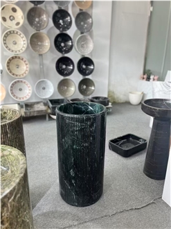 Green/Brown/White Durable Luxury Wash Basin For Washroom