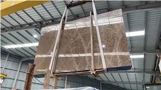 Light Emperador Marble Slabs For Kitchen/Bathroom