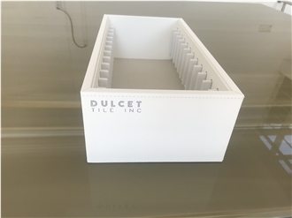 Leather Sample Box -No Cover-White