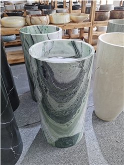 Shangrila Marble Pedestal Sink