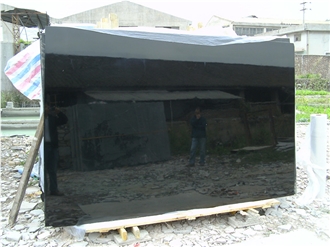 China Black Jade Marble Tiles-Polished