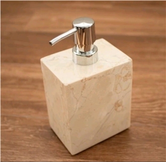 Stone Bathroom Set And Soap Dispenser