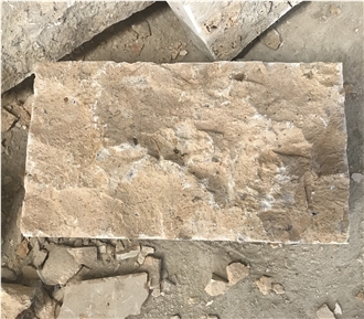 Beige Moca Creme Limestone Split Wall Stone Cladding
