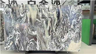 Landscape Purple Rosso Luana Marble Slabs