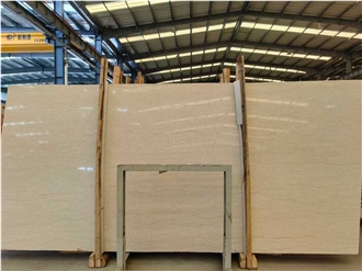 New Polished Moca Cream Limestone Slabs Tiles
