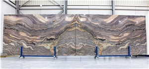 Explosion Blue Quartzite Slabs