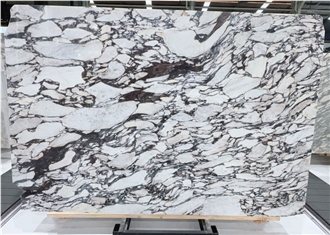 Italian Calacatta Viola Marble Slabs For Interior Design