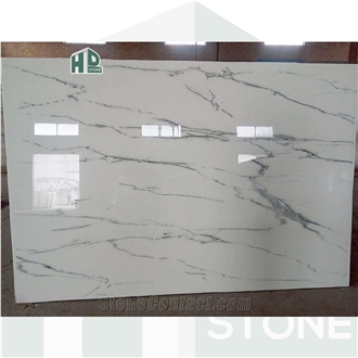 White Nano Slabs And Tiles Crystallized Stone Panels
