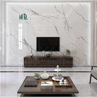 White Nano Slabs And Tiles Crystallized Stone Panels