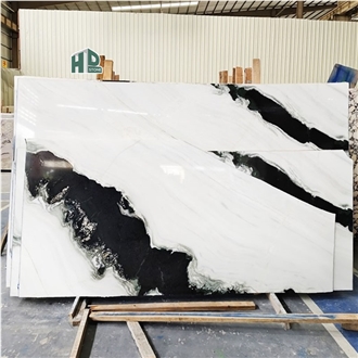 Chinese Panda White Marble Slabs