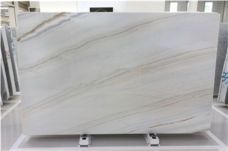 Bianco Lasa Covelano Vena Oro Marble Slabs