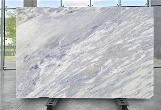 Calcite Blue Azul Marble Slabs