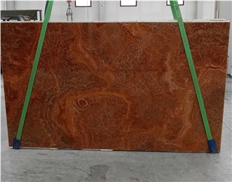 Onice Rosso Red Onyx Slabs