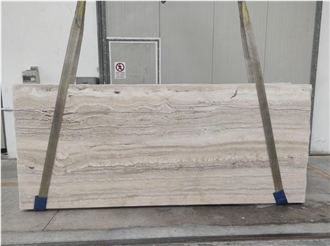 Silver Travertine Slabs