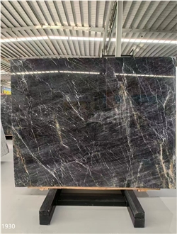 Ashburton Pink Marble Slabs Black Stone With White Gold Vein