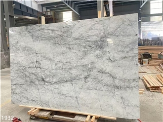 China Castro White Marble Slabs Project Home Floor Use