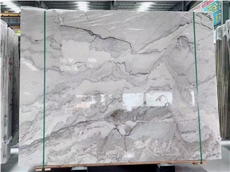 Kamu White Marble Slabs Hotel Home Project Wall Floor Use