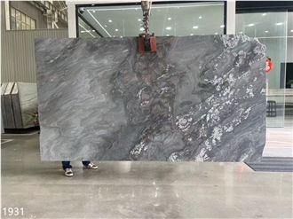 Palisandro Bluette Marble Slabs Blue Sands Wave Stone Tile