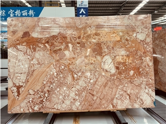 Red Breccia Pernice  Marble Slabs