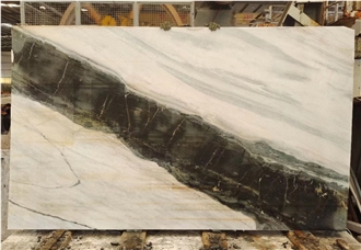 Turkish Panda White Marble Slabs
