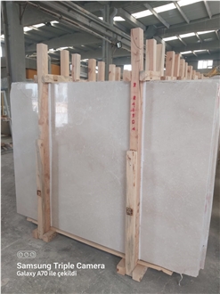 Botticino Beige Polished Marble Slabs